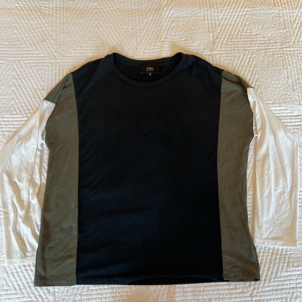 Black Anthropologie long sleeve shirt